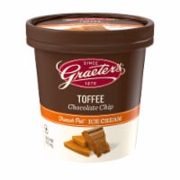 Graeter's® French Pot® Toffee Chocolate Chip Ice Cream Pint Perspective: Main
