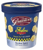 Graeter's® Skyline Spice Ice Cream with Oyster Crackers Pint Perspective: Main