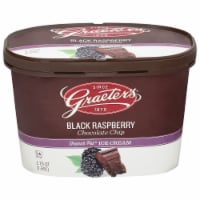 Graeter's® Black Raspberry Chocolate Chip Ice Cream Tub Perspective: Main