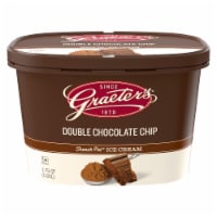 Graeter's® Double Chocolate Chip French Pot® Ice Cream Tub Perspective: Main