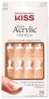 Kiss Salon Acrylic French Real Short Nail Kit