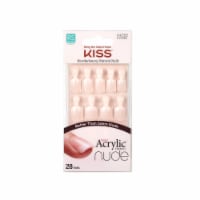 Kiss® Salon Acrylic™ Nude French Short Nail Kit Perspective: Main
