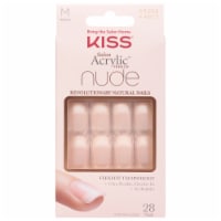 Kiss Salon Acrylic Nude French Nail Kit - Cashmere
