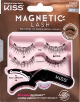 Kiss Magnetic 01 Lashes with Applicator Perspective: Main