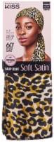 Kiss Satin Wrap Scarf - Leopard Perspective: Main