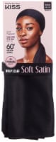 Kiss® Satin Wrap Scarf - Black Perspective: Main