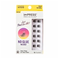 KISS imPRESS Lash Clusters, imPRESS Falsies, Sleek Natural, 12mm-14mm, 12 Clusters Perspective: Main
