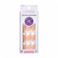 Light Neutral + White Tip French