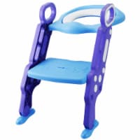 Potty Training Toilet Seat Steps Stool Ladder For Children Baby Splash Guard Foldable Toilet