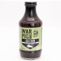 WarPig BBQ .50 Cow Long Range Bovine Blaster BBQ Glaze Sauce 21 Oz Bottle Perspective: Main