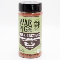 WarPig BBQ HAM Grenade Elite BBQ Rub Seasoning Sweet Smoky 11.5 Oz Bottle