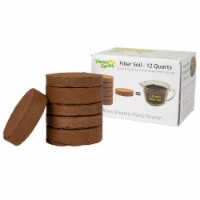 Window Garden 12qt Organic Fiber Soil + Hydrating Bag, Plant Soil for Any Kit