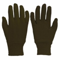 GLOVE TG BRN JERSEY W DOTS LG