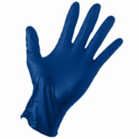Big Time Products 241909 Mens Large Grease Monkey Blue Heavy Duty Latex Gloves, 50 Count