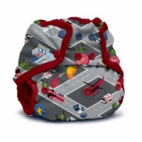 Kanga Care Rumparooz One Size Reusable Cloth Diaper Cover Snap | WeeHoo (Scarlet)