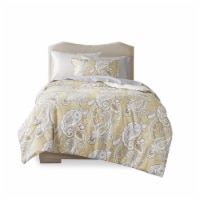 Gracie Mills Gracie Mills Paisley Print Comforter Set with Sheets Wheat Twin XL