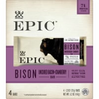EPIC Uncured Bacon Cranberry Bison Bars Perspective: Main