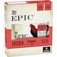EPIC Keto and Paleo Friendly Chicken Sriracha Protein Bars Healthy Snack Bars