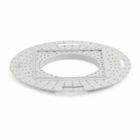 Nora Lighting NIO-FMMR-2S 2 in. Square Flush Mount Mud Ring - White