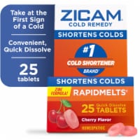 Zicam Cold Remedy Cherry Flavor RapidMelts Quick Dissolve Tablets