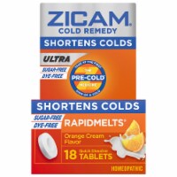 Zicam Ultra Cold Remedy Orange Cream Flavor RapidMelts Tablets