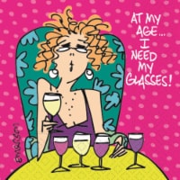 I Need Glasses Cocktail Napkins