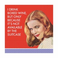Design Design DESIGN62409282 I Drink Boxed Wine Cocktail Napkin