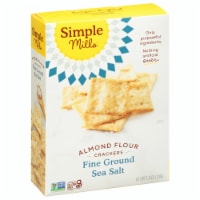 Simple Mills Cracker Almond Flour Ground Salt 4.25 oz Perspective: Main