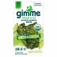 Gimme Avocado And Seasalt Seaweed Roasted Snack 5 piece Perspective: Main