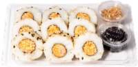 Okami Spicy California Crunch Sushi Roll Perspective: Main