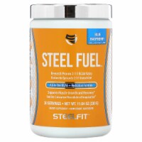 SteelFit Steel Fuel All-In-One BCAA + Hydration Formula Blue Raspberry - 11.64 oz (330