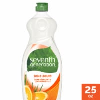 Seventh Generation Clementine Zest & Lemongrass Dish Liquid Soap Perspective: Main
