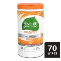 Seventh Generation Disinfecting Wipes Lemongrass Citrus
