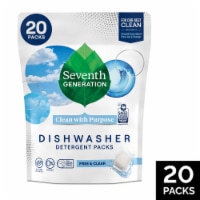 Seventh Generation™ Free & Clear Dishwasher Detergent Packs