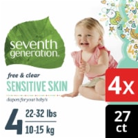 Seventh Generation Free & Clear Size 4 Diapers Perspective: Main