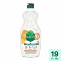 Seventh Generation Clementine Zest & Lemongrass Scent Dish Soap Liquid