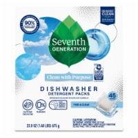 Seventh Generation Free & Clear Dishwasher Detergent Packs Perspective: Main
