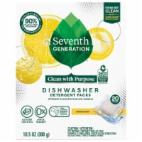 Seventh Generation™ Lemon Scent Dishwasher Detergent Packs