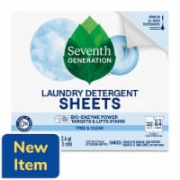 Seventh Generation Laundry Detergent Sheets Free and Clear Perspective: Main