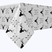 Rectangular Tablecloth, 100% Cotton, 60x84 , Deer & Arrows