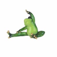 Q-Max 11GSC61186 4.75 in. Head to Knee Pose Yoga Cute & Funny Frogs Statues & Sculptures for