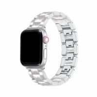 Margo White Resin Link Band For Apple Watch Series 1,2,3,4,5,6 & SE - Size 42mm/44mm