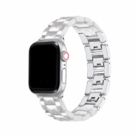 Margo White Resin Link Band For Apple Watch Series 1,2,3,4,5,6 & SE - Size 42mm/44mm