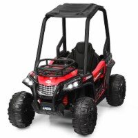 Costway 12V Kids Ride On UTV Truck RC Electric Car w/MP3 & Light Pink\Black\ Green Red