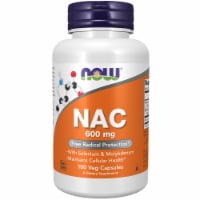 NOW® Foods NAC Dietary Supplement Veg Capsules 600mg