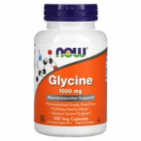 NOW Glycine Veg Capsules 1000 mg
