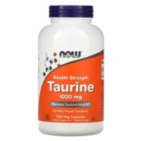 NOW Foods Double Strength Taurine 1 000 mg - 250 Veg Capsules Perspective: Main