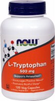 NOW Foods L-Tryptophan Dietary Supplement Veg Capsules 500mg
