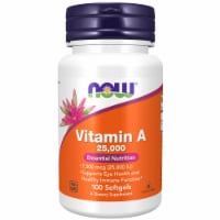 NOW® Vitamin A Softgels 25000 IU Perspective: Main