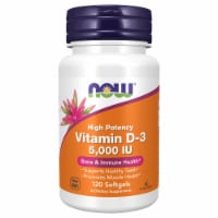 NOW® Foods Vitamin D3 Softgels 5000mcg